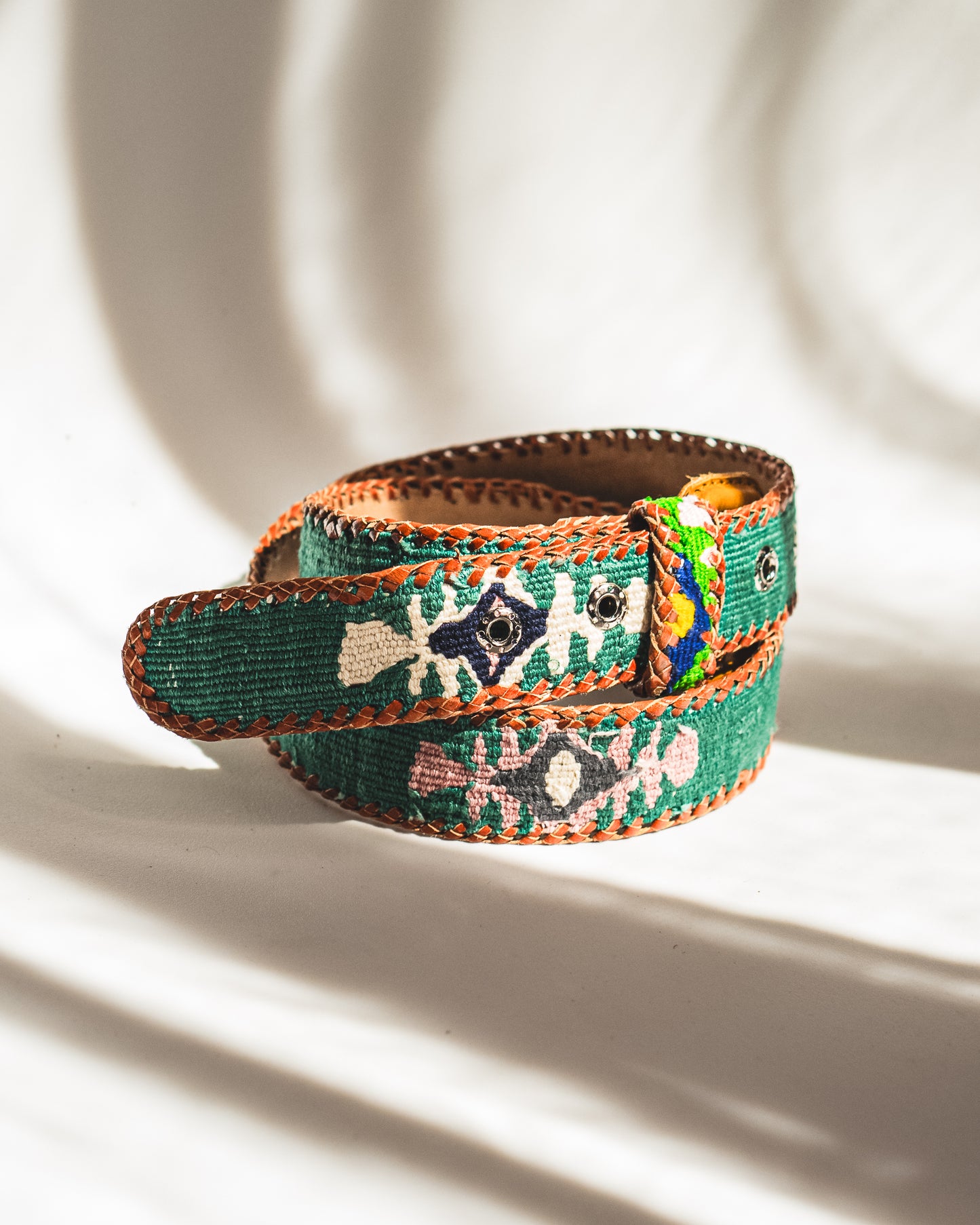 Cinturón naif turquesa