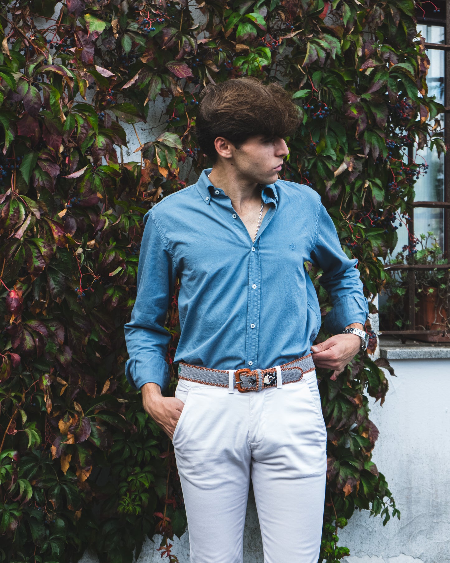 CINTURÓN NAIF GRIS PERLA