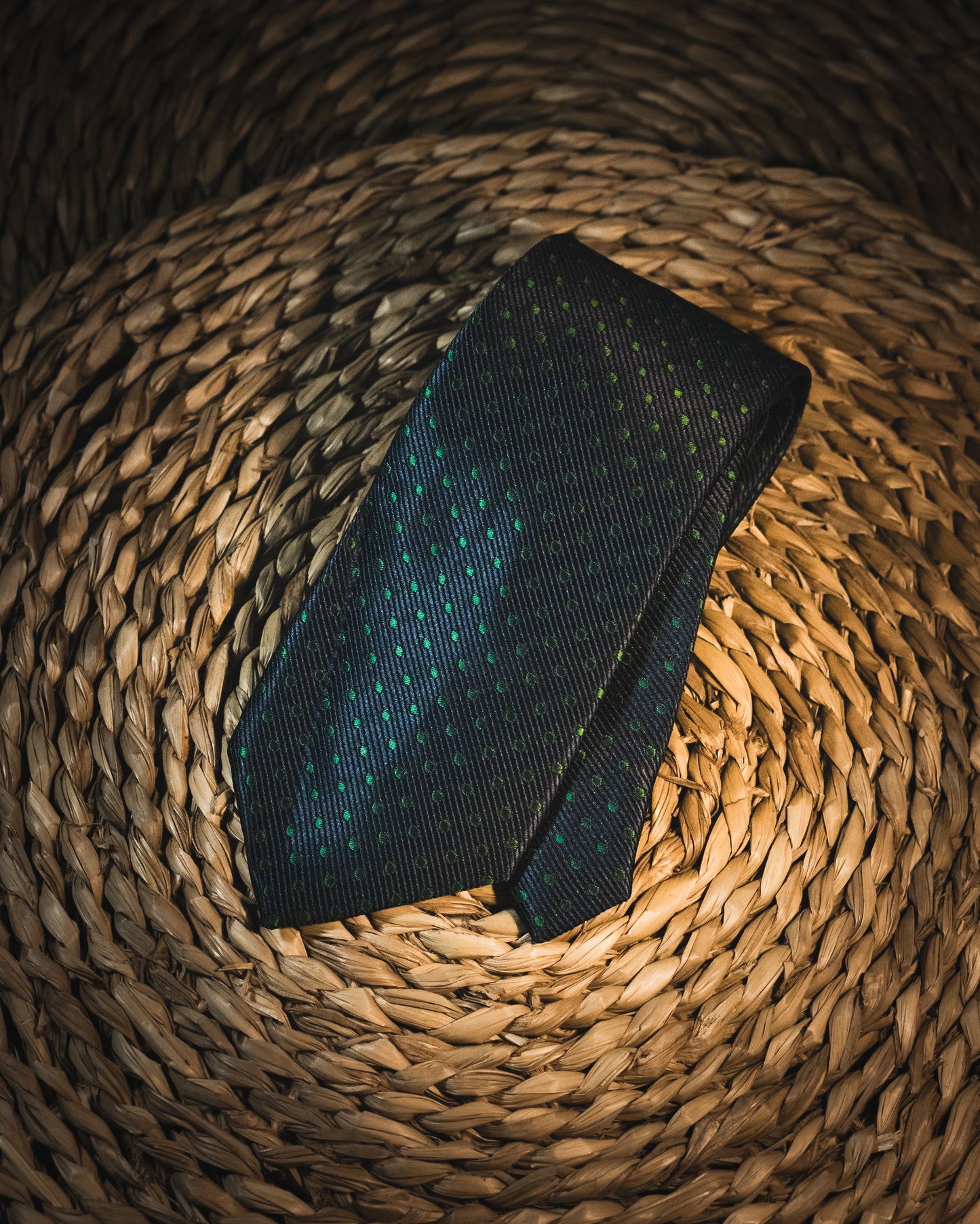 Topos azul marino y verde