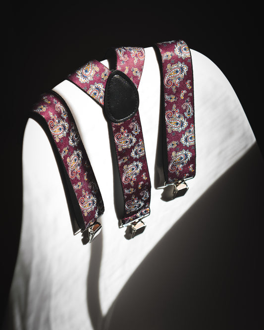 Tirante burdeos cachemir