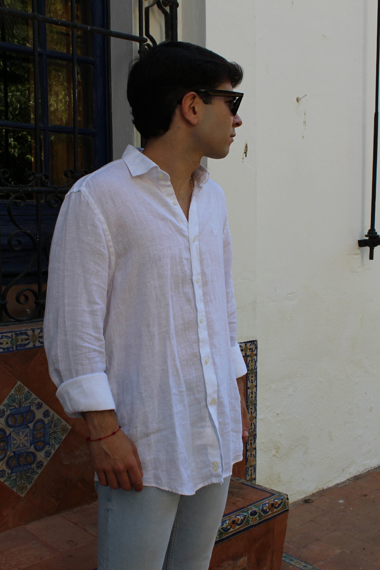 CAMISA LINO BLANCO