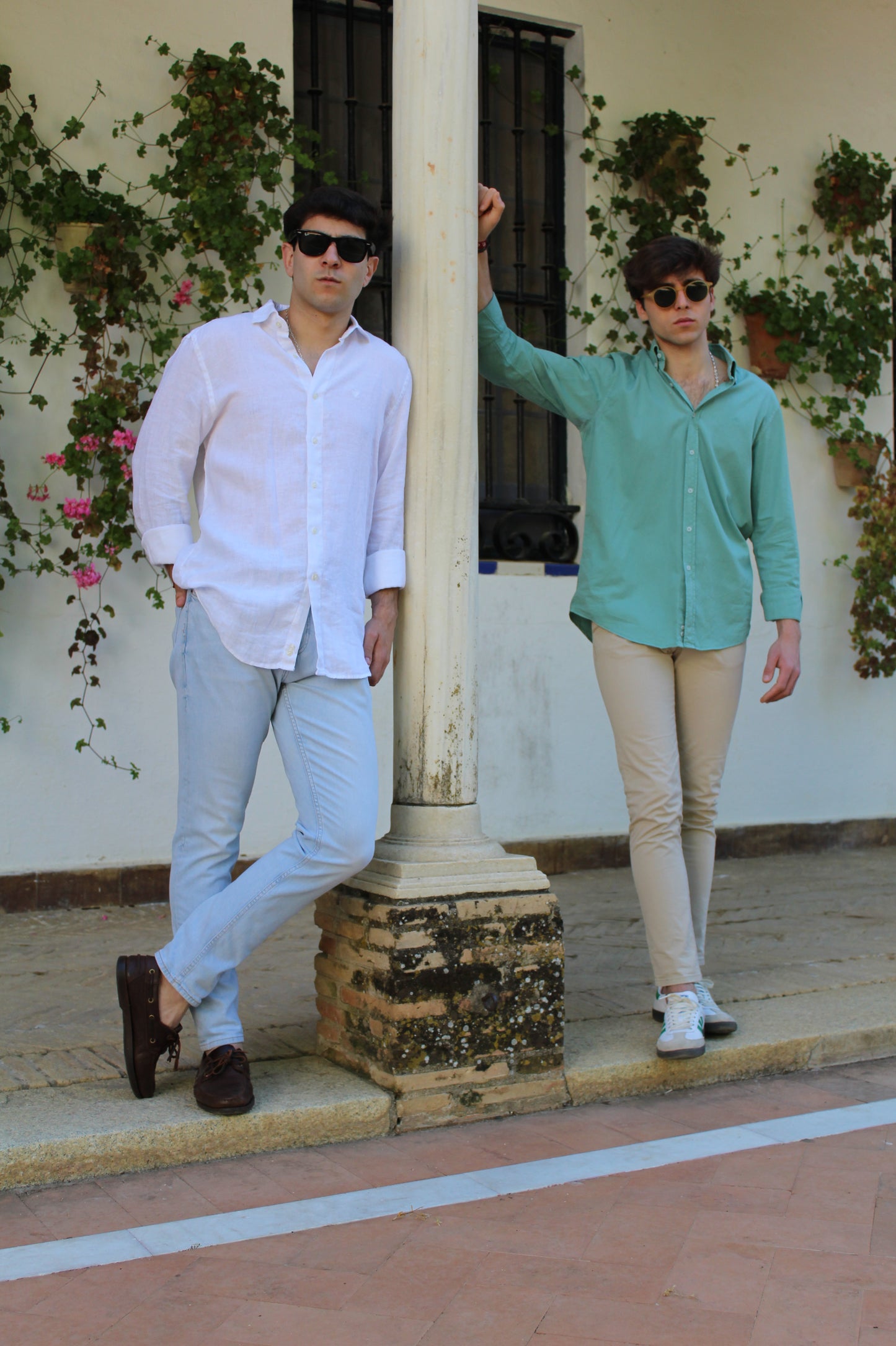 CAMISA LINO BLANCO