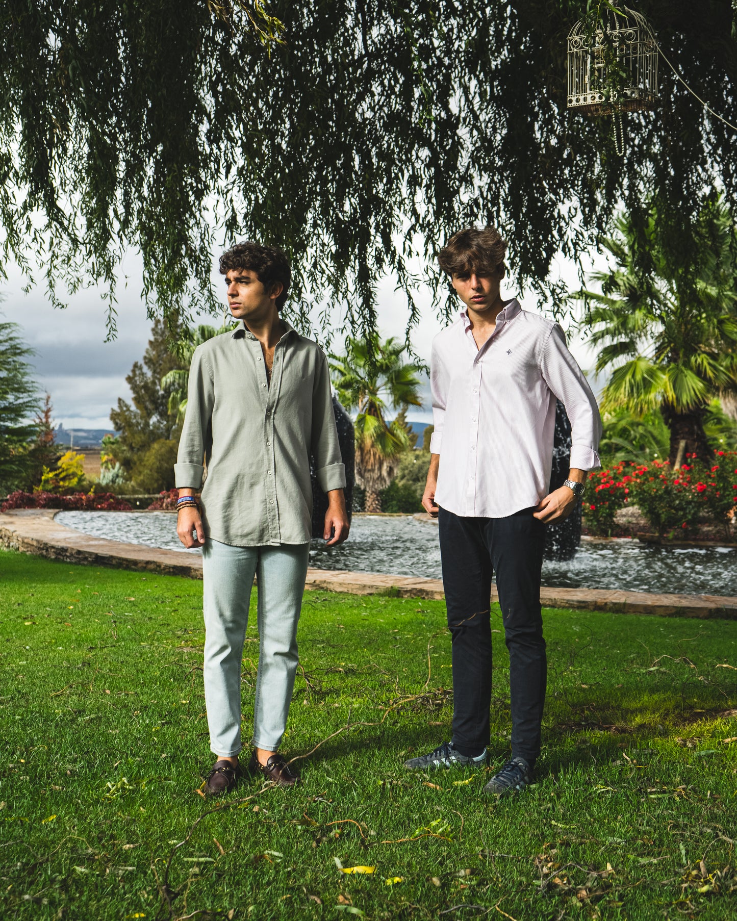 CAMISA PIQUÉ GRIS